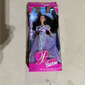 Princess Barbie Doll in Purple Gown